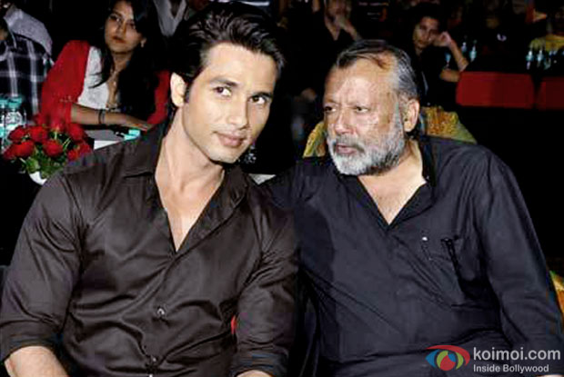 Shahid Kapoor and Pankaj Kapur