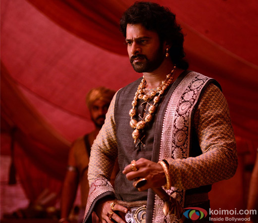 Prabhas in a still from movie 'Bahubali'