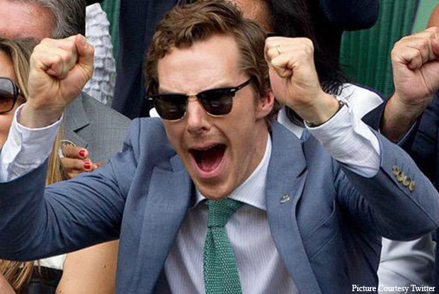 Benedict Cumberbatch Snapped At Wimbledon