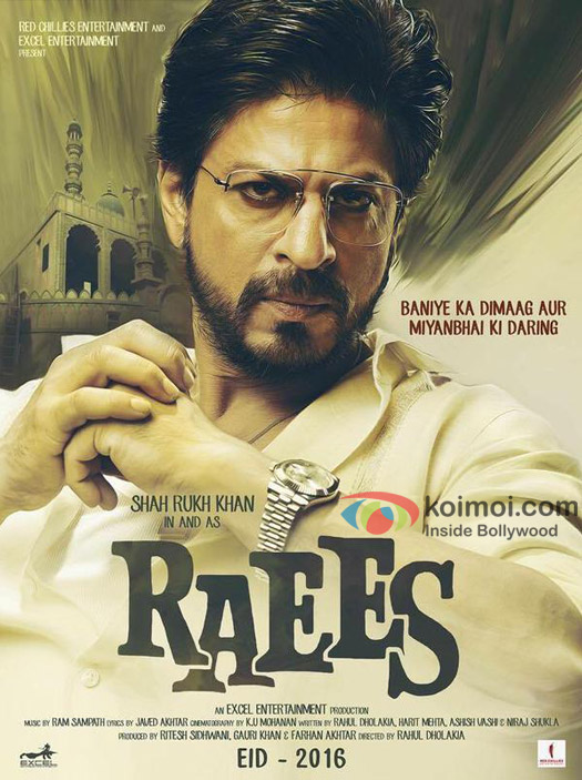 Just In Shah Rukh Khan's First Look Poster In & As 'Raees' Koimoi