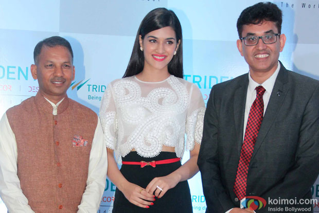  Kriti Sanon during the launch of Trident group new Bath & Home Linen collection