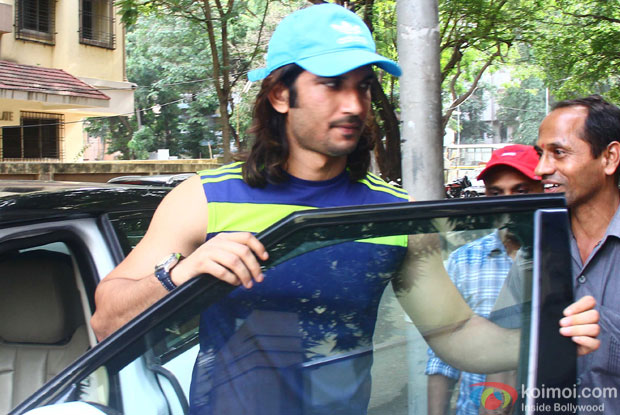 Sushant Singh Rajput was spotted at Maddock Films