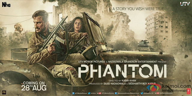 Saif Ali Khan and Katrina Kaif starrer 'Phantom' Movie Poster