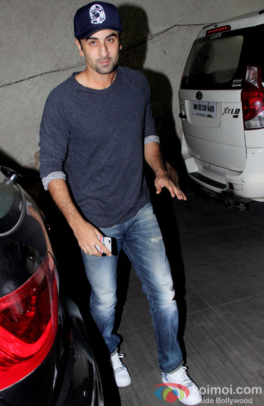 Ranbir Kapoor spotted at the Special screening of Inside Out
