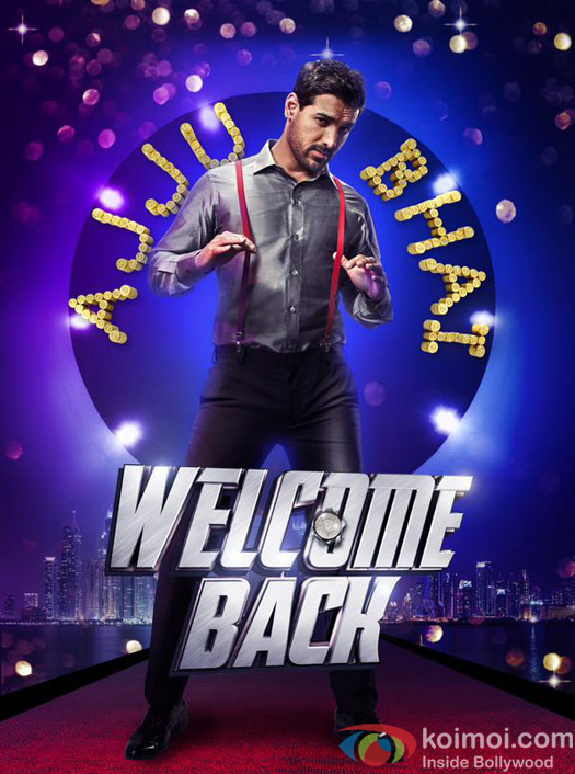 John Abraham in a still from 'Welcome Back' movie poster