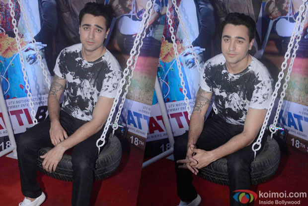 Imran Khan during the promotion of film Katti Batti at the college festival Umang 2015