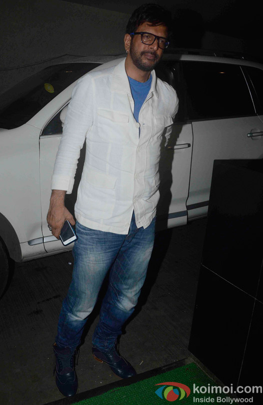 Javed Jaffrey during the screening of movie Bangistan