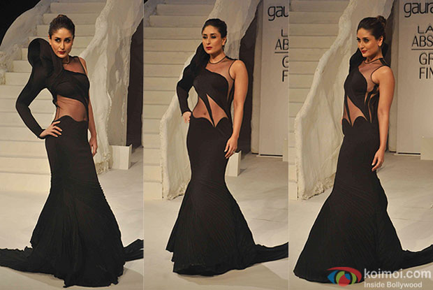 Kareena Kapoor walks the ramp during the Lakme Fashion Week Winter Festive 2015