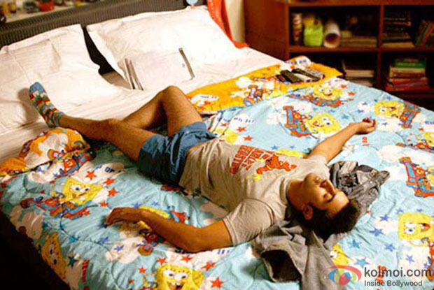 Ranbir Kapoor in a still from movie ' Wake Up Sid'