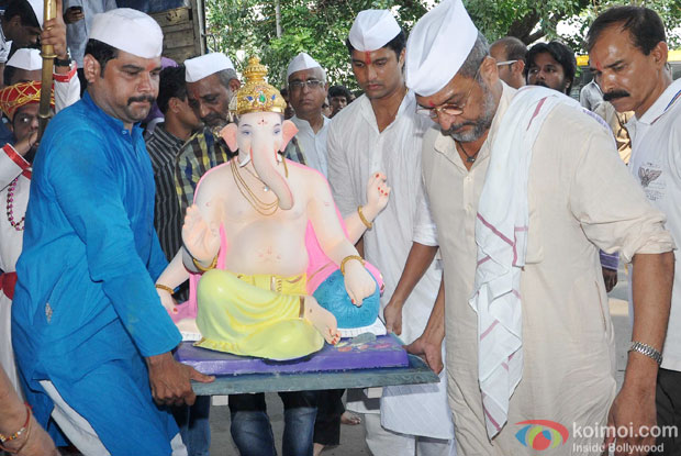 Nana Patekar during the Ganesh festival celebrations 