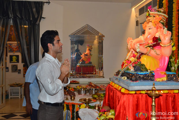 Tushar Kapoor during the Ganesh festival celebrations 