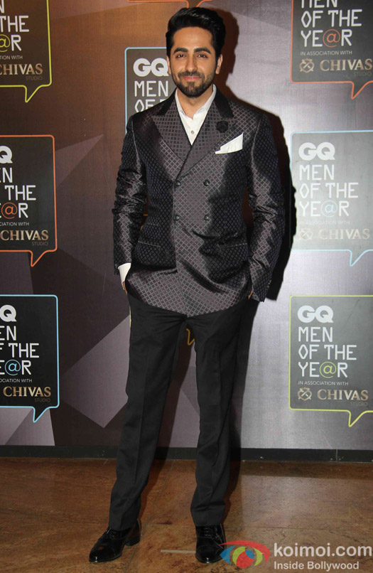 Ayushmann Khurrana during the GQ Men of The Year Awards 2015