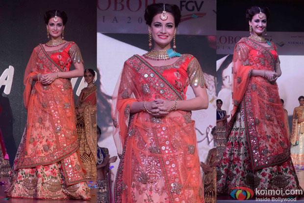  Dia Mirza during the19th Globoil awards ceremony held in Mumbai