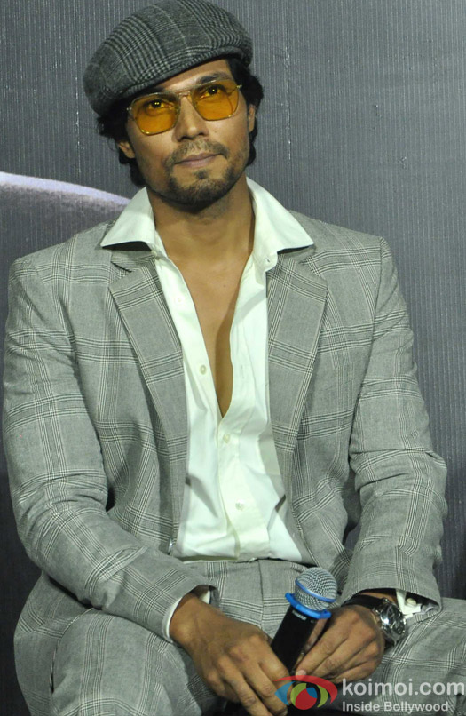 Randeep Hooda during the trailer launch
