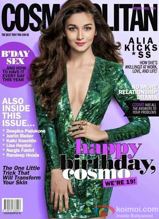 Alia Bhatt On Cosmopolitan Magazine Cover