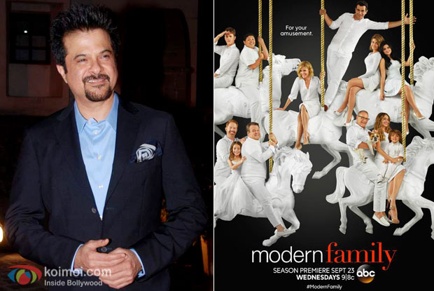 Anil Kapoor and popular sitcom “Modern Family”  poster