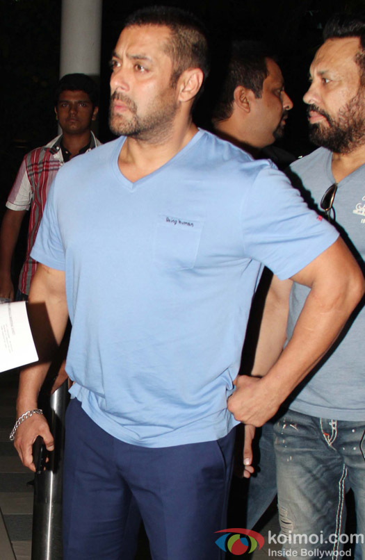 Salman Khan spotted at airport