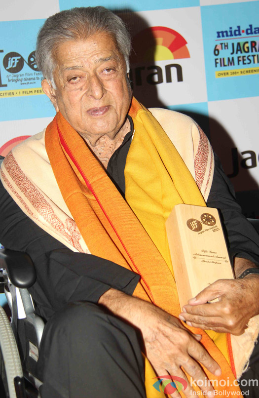Shashi Kapoor during the closing ceremony of Jagran Film Festival in Mumbai