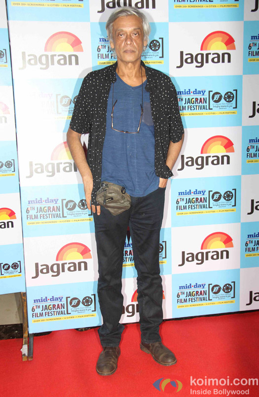 Sudhir Mishra during the closing ceremony of Jagran Film Festival in Mumbai