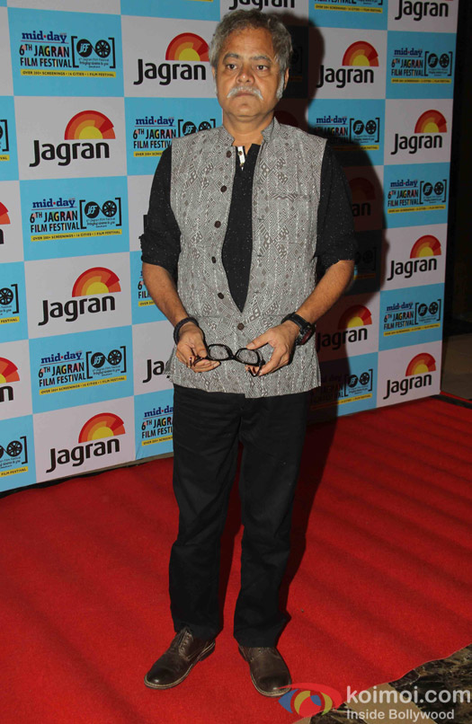 Sanjay Mishra during the closing ceremony of Jagran Film Festival in Mumbai