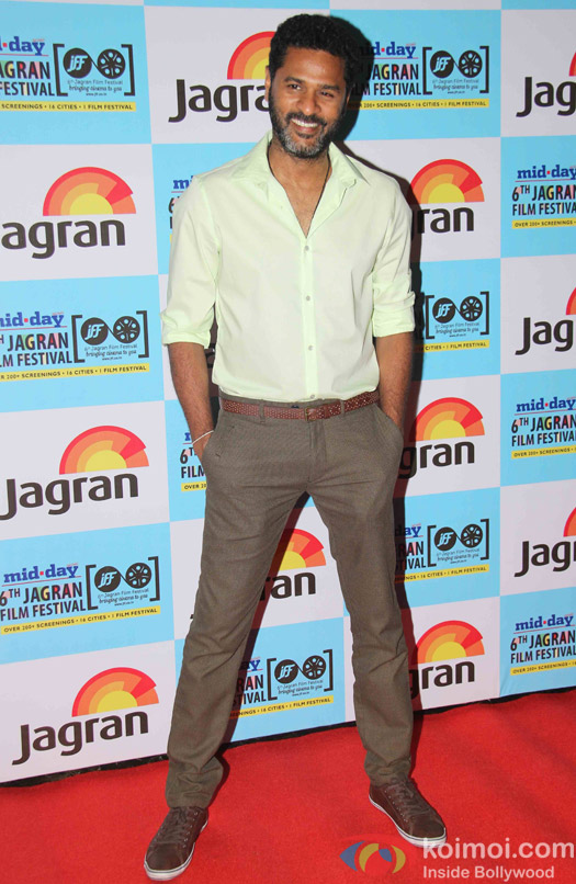 Prabhu Deva during the closing ceremony of Jagran Film Festival in Mumbai