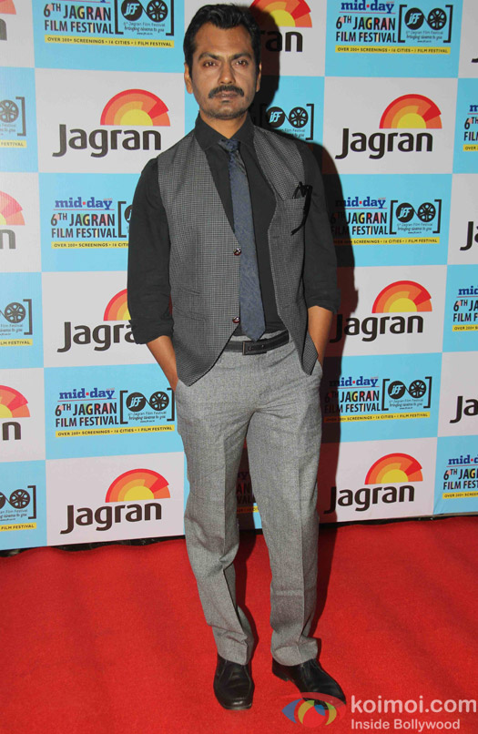  Nawazuddin Siddiqui during the closing ceremony of Jagran Film Festival in Mumbai