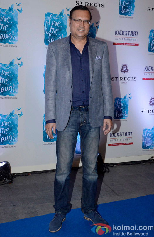Rajat Sharma during the launch of Deepika Padukone's NGO The Live Love Laugh Foundation