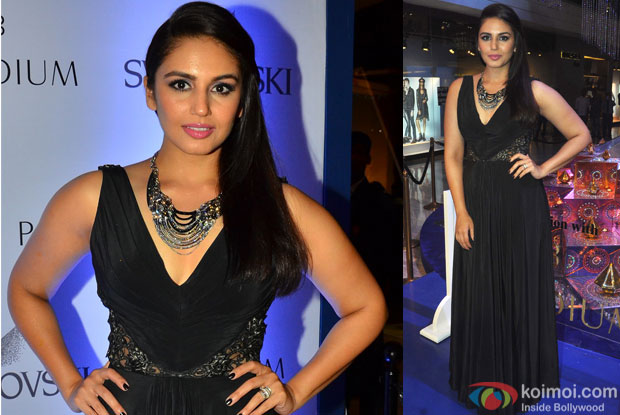 Huma Qureshi during the launch of a art event by Swarovski