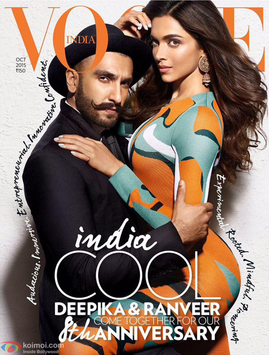 Ranveer Kapoor and Deepika Padukone Totally Scorching On The Vogue Cover