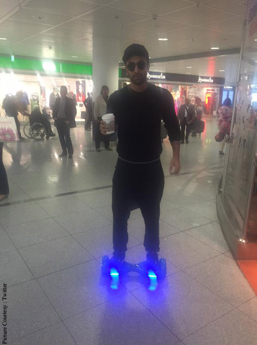 Ranbir Kapoor is seen with a new stint in the mall of Austria