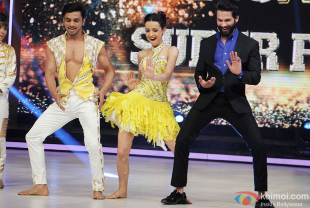 Shahid Kapoor during the Super finale of Jhalak Dikhhla Jaa Reloaded