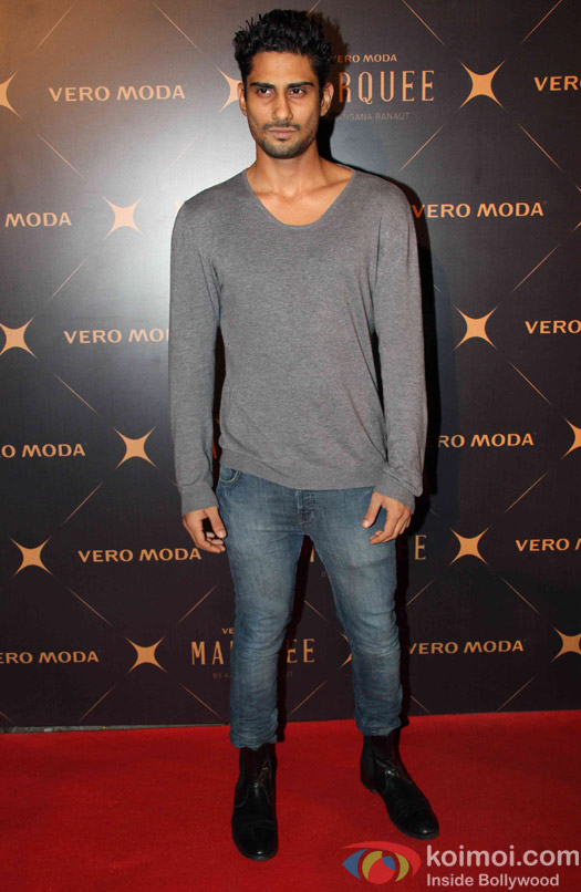Prateik Babbar during the launch of Vera Moda Marquee AW 15 collection