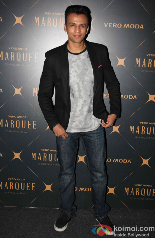 Abhijeet Sawant during the launch of Vera Moda Marquee AW 15 collection