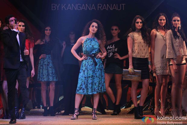 Kangana Ranaut during the launch of Vera Moda Marquee AW 15 collection