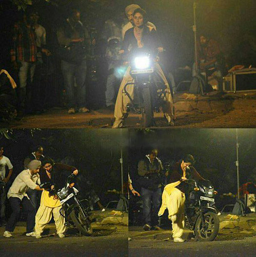 Kareena Kapoor Khan Gearing Up For A Bike Ride In Udta Punjab