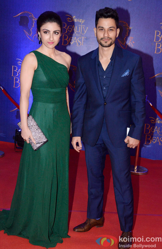 Soha Ali Khan and Kunal Khemu at the premier of Disney India's stage musical 'Beauty and the Beast'
