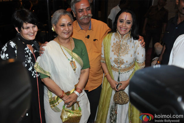 Jaya bachchan, Piyush Pandey and Ila Arun during the book launch