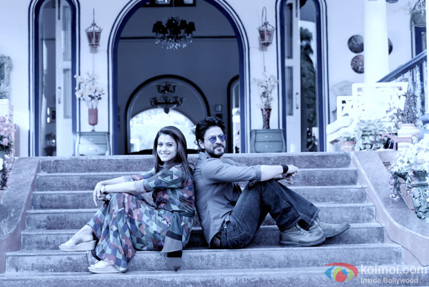 Kajol and Shah Rukh Khan on the sets of 'Dilwale'