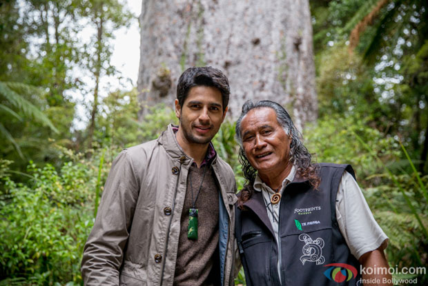 Sidharth Malhotra takes blessings of New Zealand's ''Lord of the Forest'