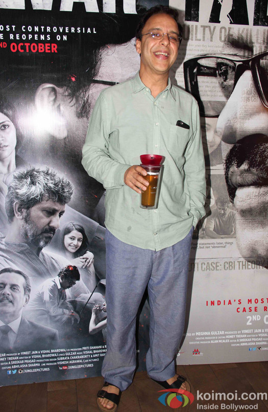 Vidhu Vinod Chopra during the special screening of film Talvar