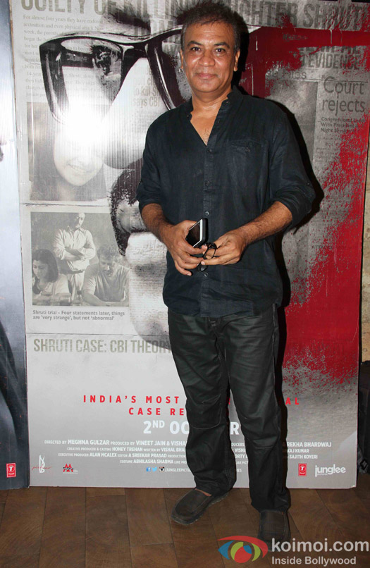 Vipin Sharma during the special screening of film Talvar