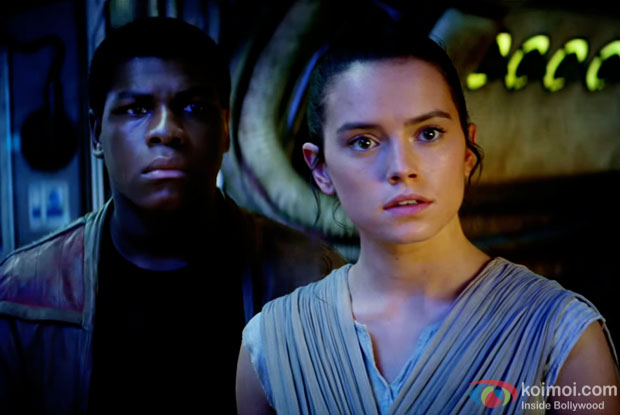 A still from 'Star Wars: The Force Awakens'