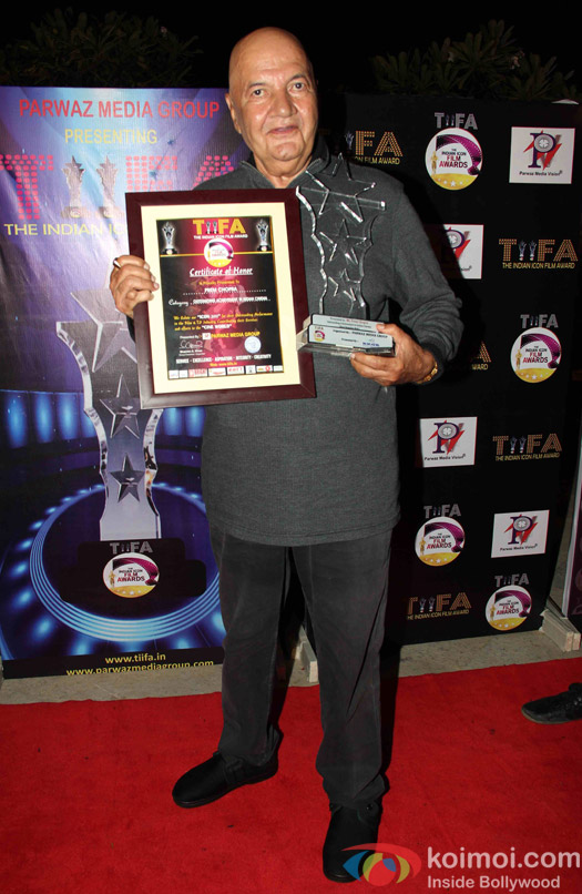 Prem Chopra during The Indian Icon Film Award 2015 in Mumbai