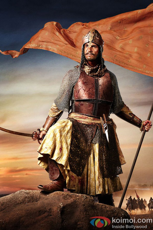Ranveer Singh in a still from 'Bajirao Mastani' movie poster