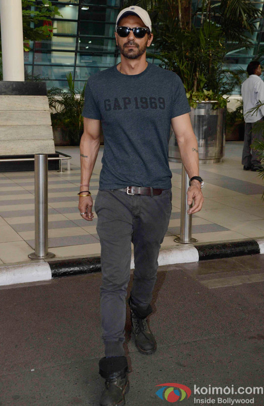 Arjun Rampal Spotted at Airport