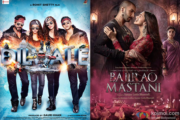 Dilwale and Bajirao Mastani Movie Posters