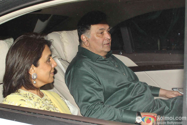 Neetu Singh and Rishi Kapoor attend Akshay Kumar's Diwali party