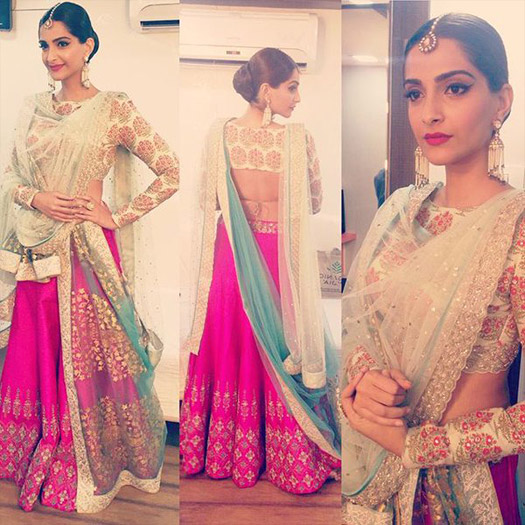 Sonam Kapoor during the Promotion of movie Prem Ratan Dhan Payo