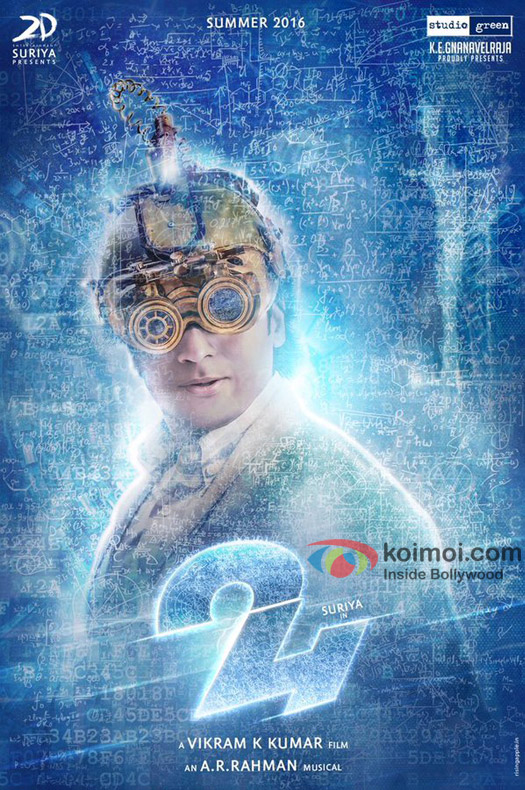 Suriya In Poster Of Movie 24