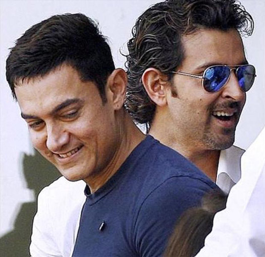 Aamir khan and Hrithik Roshan